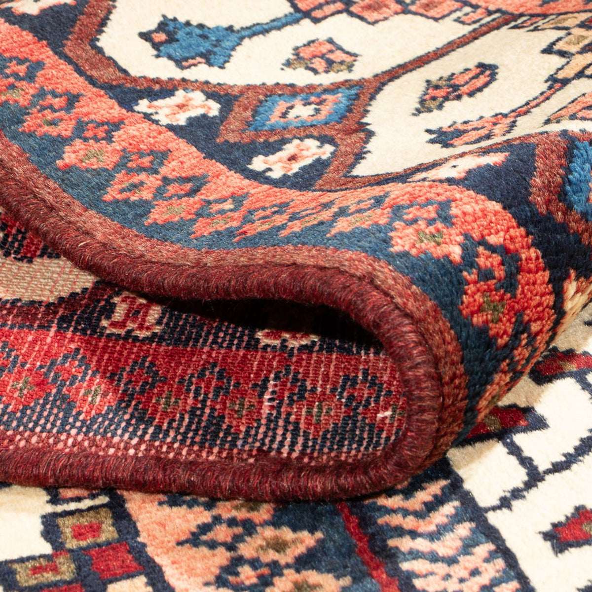 Perser Rug - Nomadic - 206 x 124 cm - cream