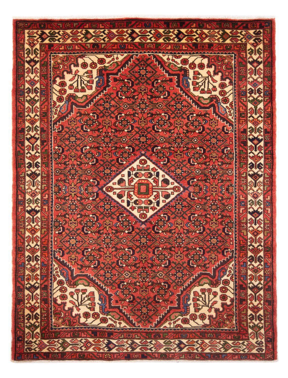 Perser Rug - Nomadic - 218 x 158 cm - red
