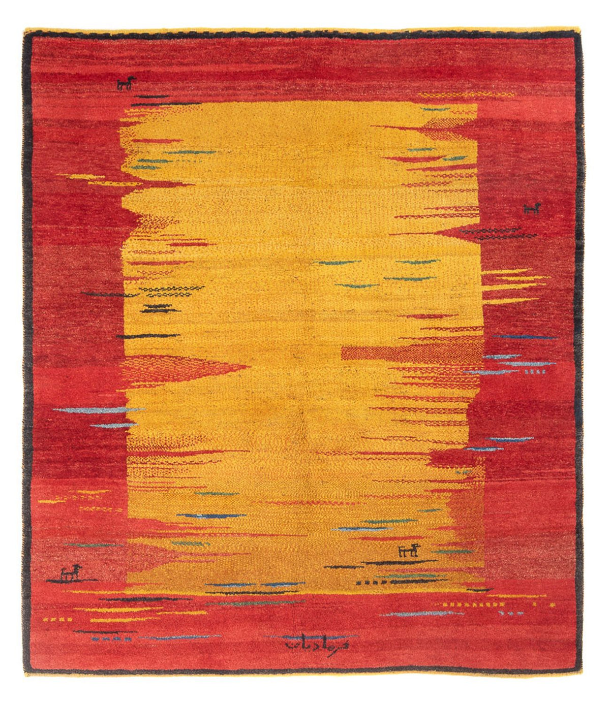 Gabbeh Rug - Perser - 203 x 173 cm - multicolored