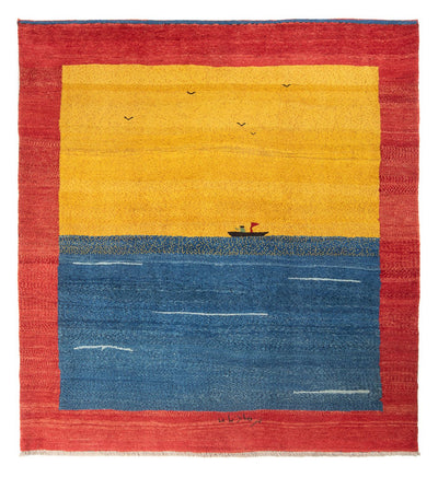 Persian Gabbeh Rug 208x235cm - Perserteppich Wollteppich