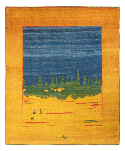 Persian Gabbeh Rug 205x240cm - Perserteppich Wollteppich
