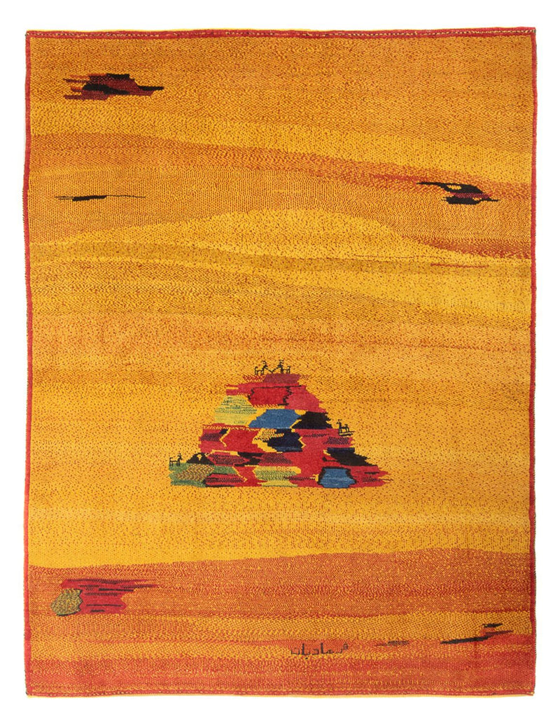 Persian Gabbeh Rug 250x198cm - Perserteppich Wollteppich