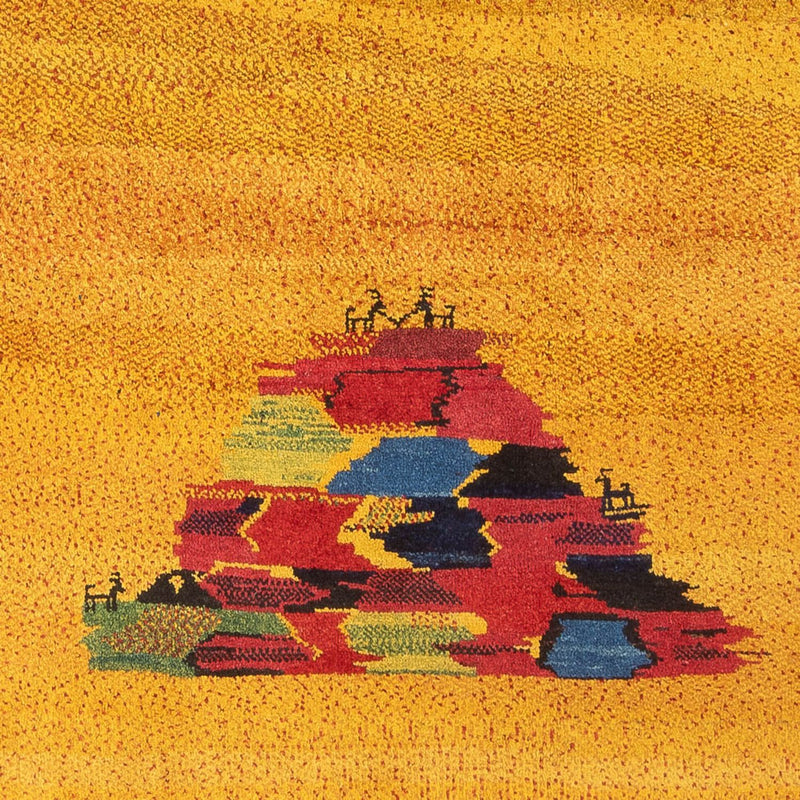 Persian Gabbeh Rug 250x198cm - Perserteppich Wollteppich