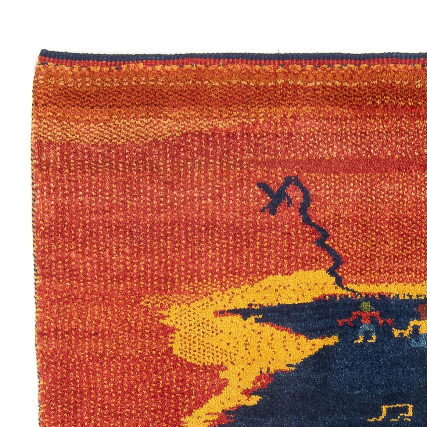 Gabbeh Persian Rug 193x150cm - Perserteppich Wollteppich