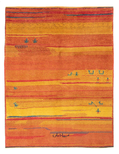 Persian Gabbeh Rug 157x192cm - Perserteppich Wollteppich