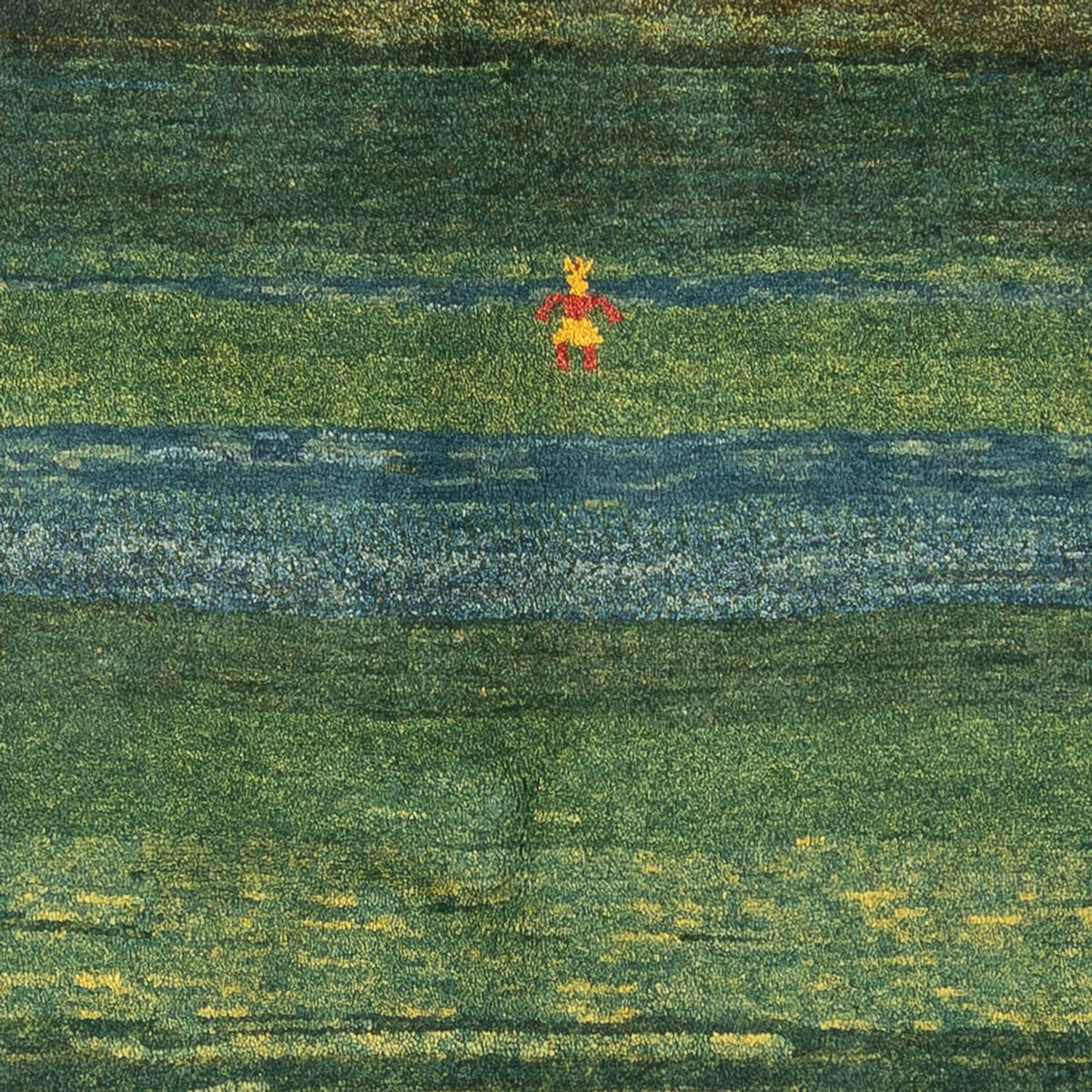 Gabbeh Rug - Perser - 183 x 146 cm - mint green