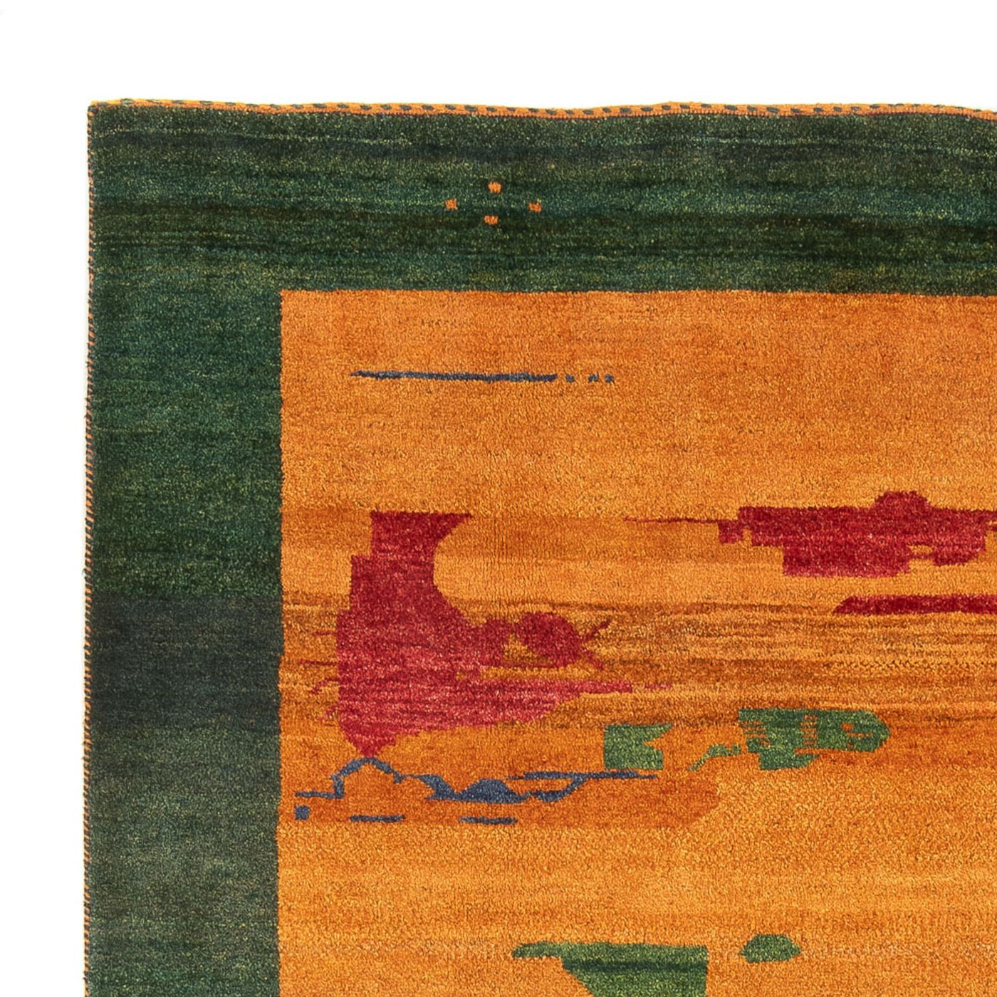 Persian Gabbeh Rug 228x203cm - Perserteppich Wollteppich