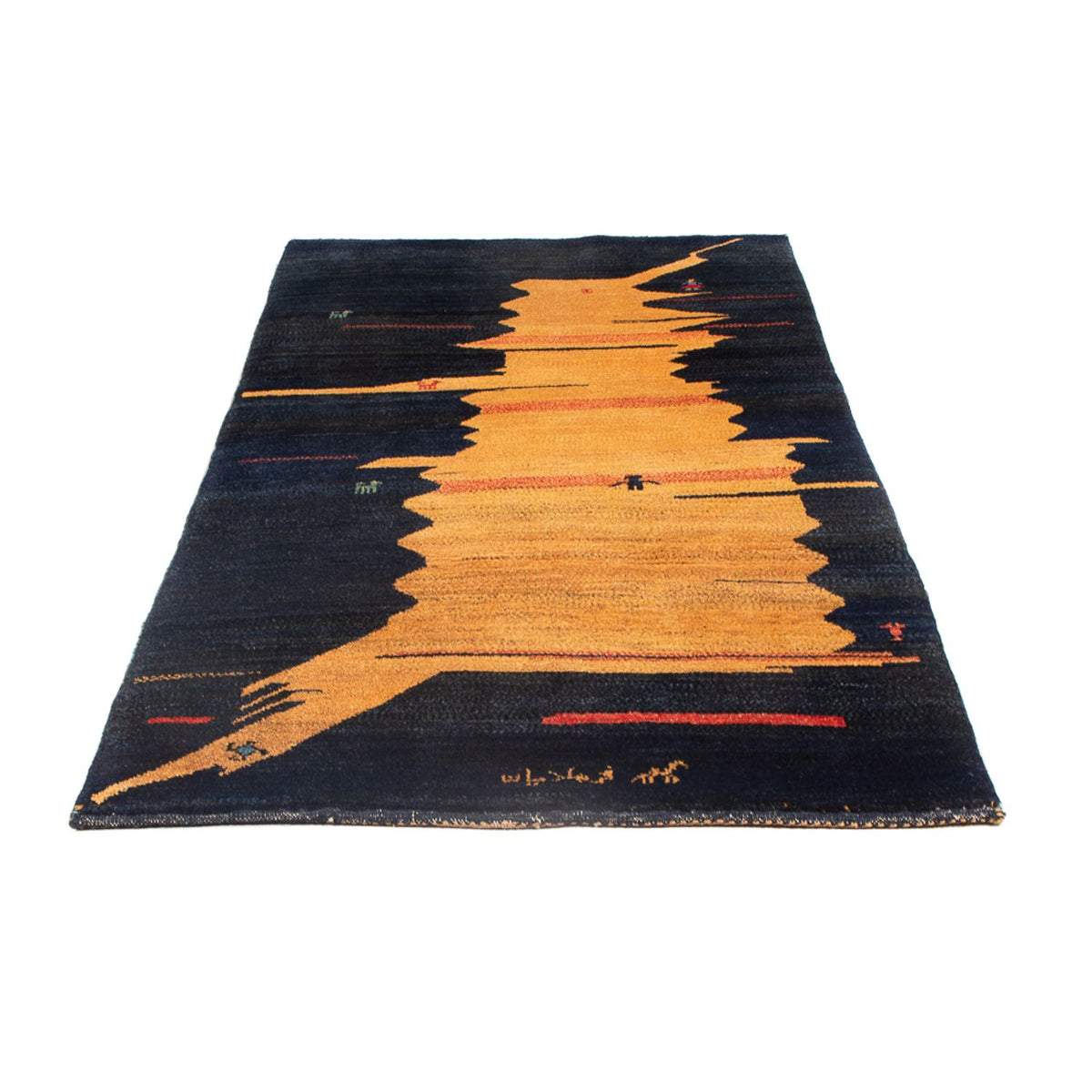Runner Gabbeh Rug - Perser - 200 x 104 cm - multicolored