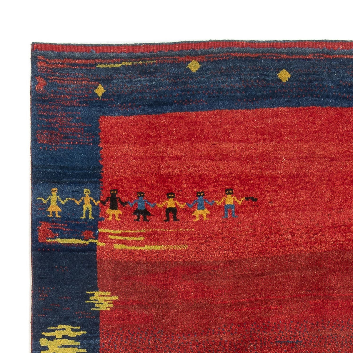 Persian Gabbeh Rug 190x266cm - Perserteppich Wollteppich