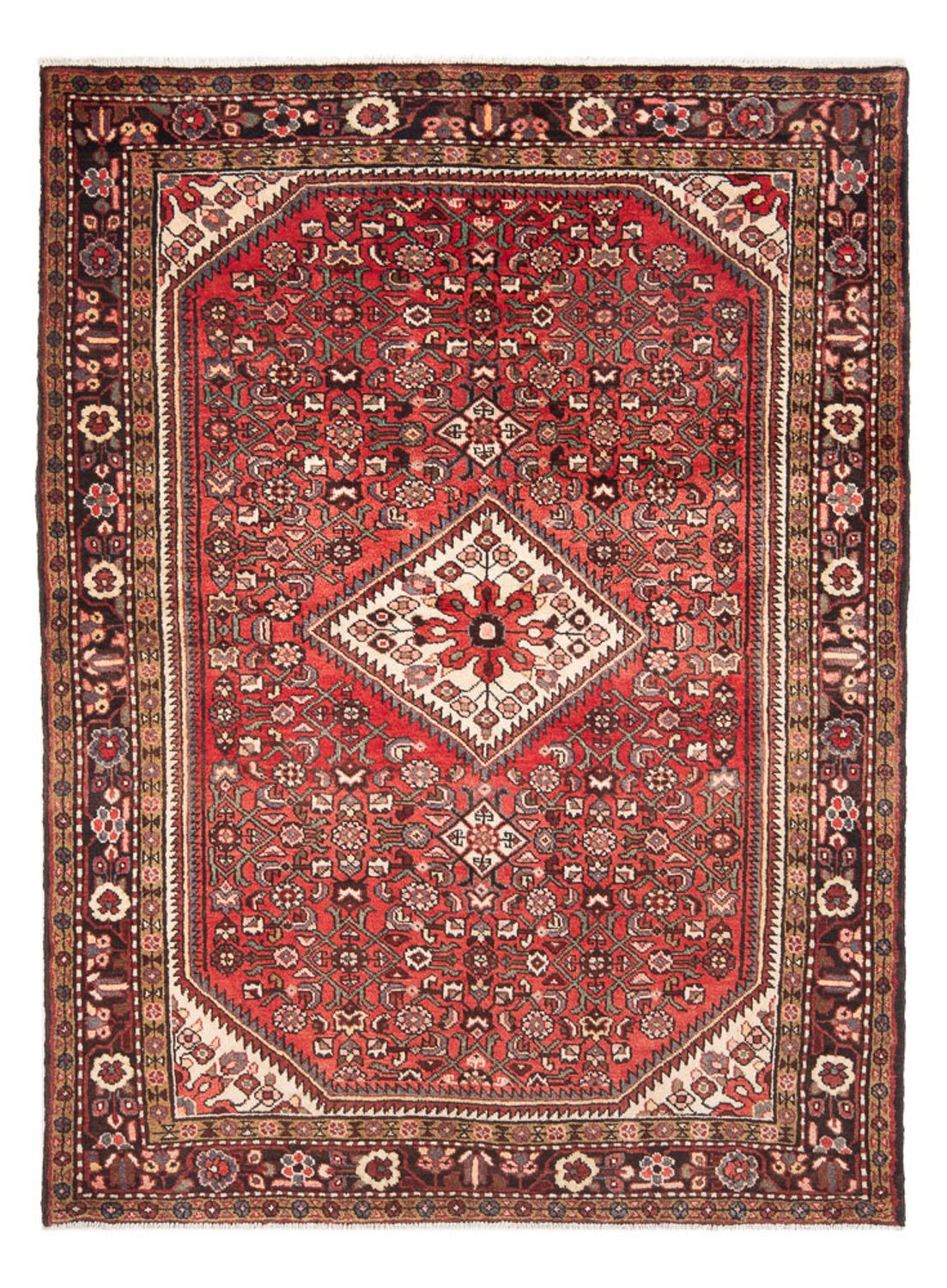 Perser Rug - Nomadic - 221 x 151 cm - red