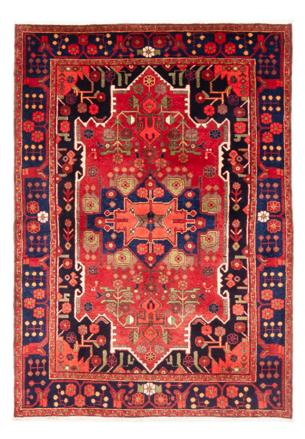 Perser Rug - Nomadic - 207 x 138 cm - red