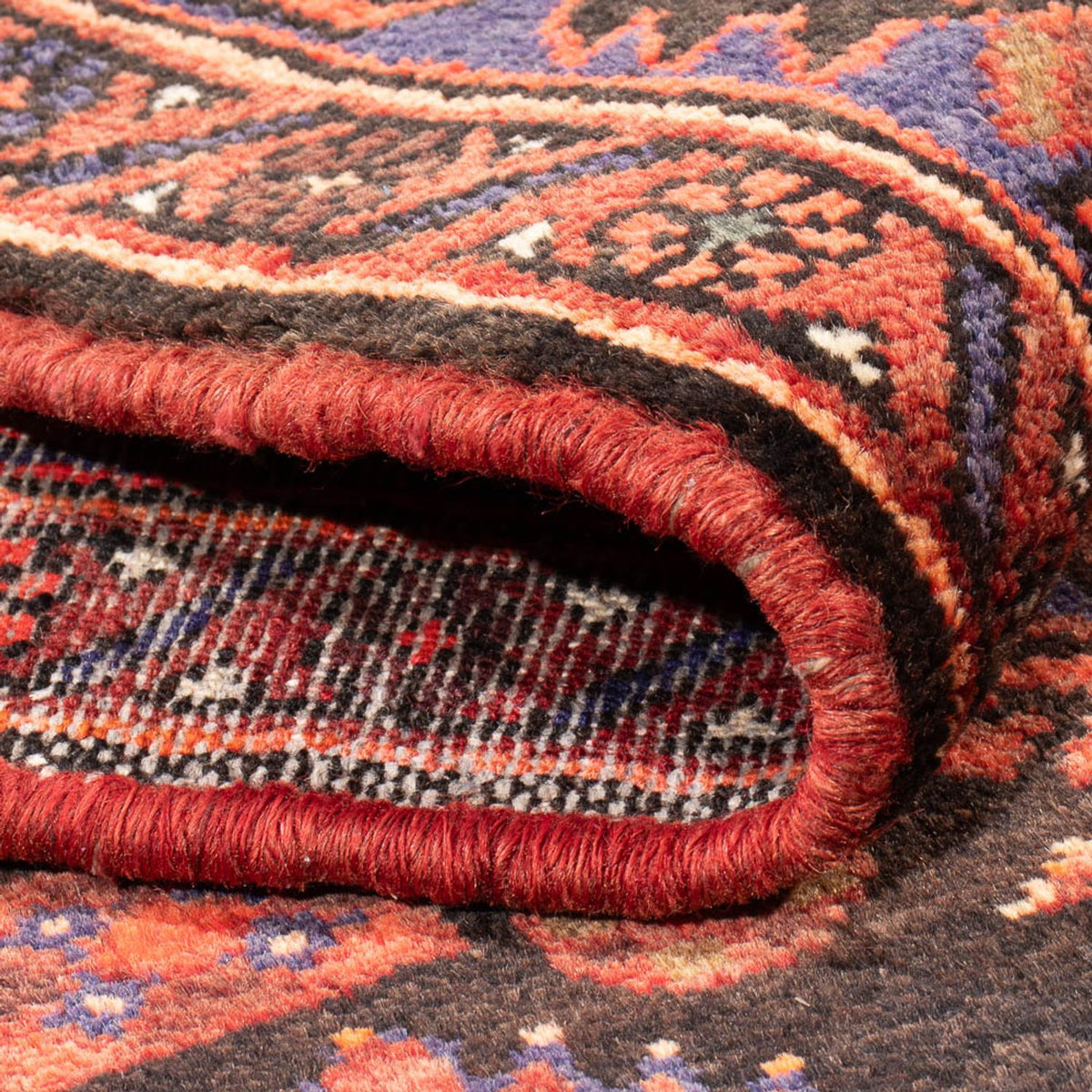 Perser Rug - Nomadic - Royal - 197 x 142 cm - red