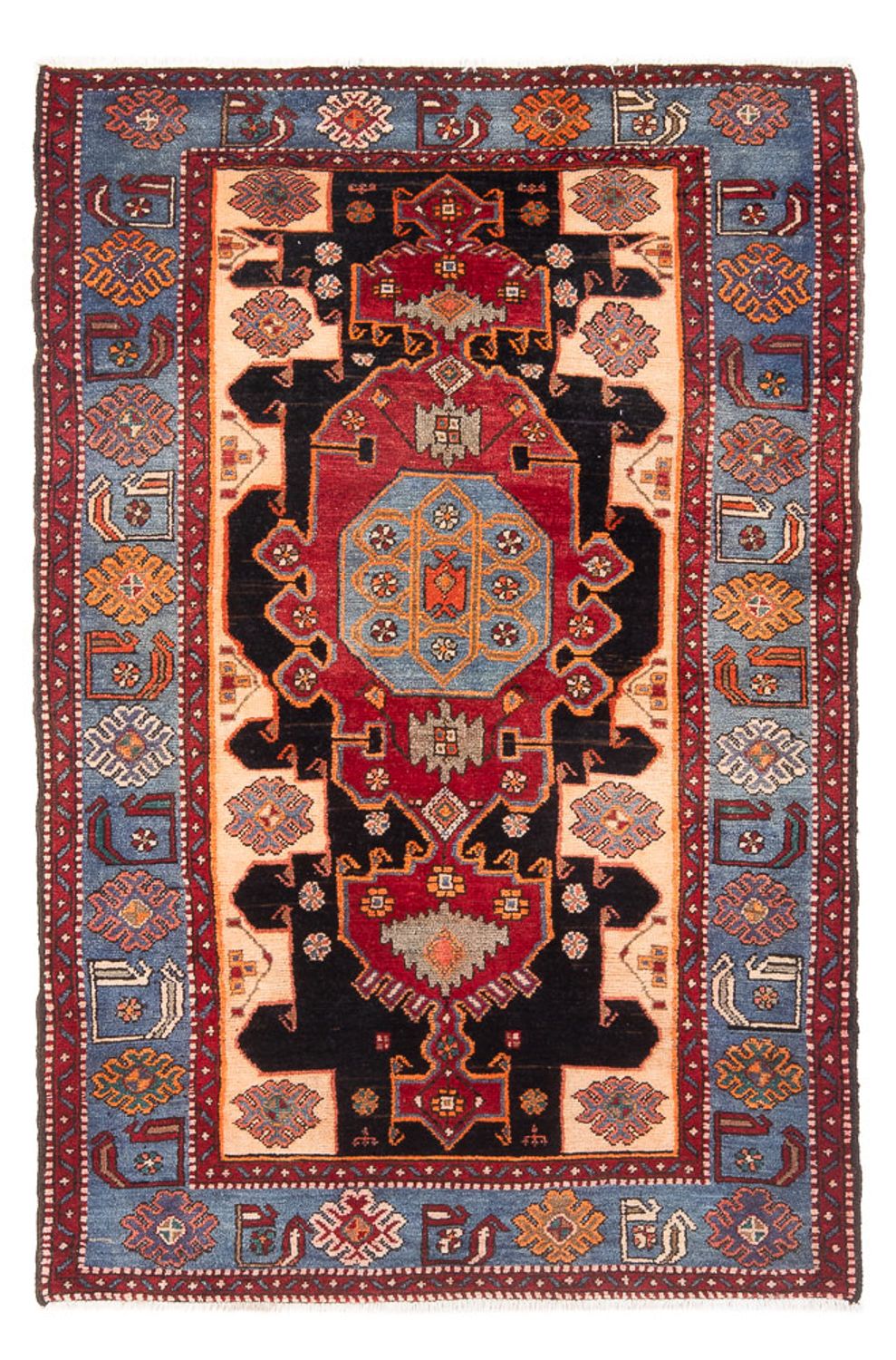 Perser Rug - Nomadic - 203 x 125 cm - dark blue