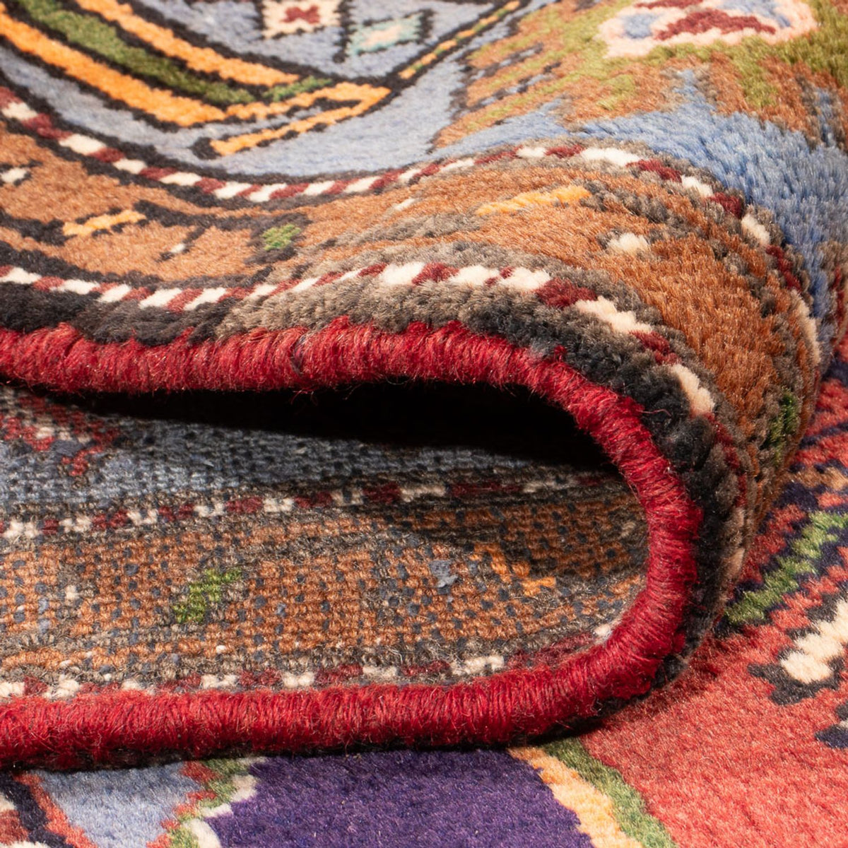 Perser Rug - Nomadic - 223 x 143 cm - blue