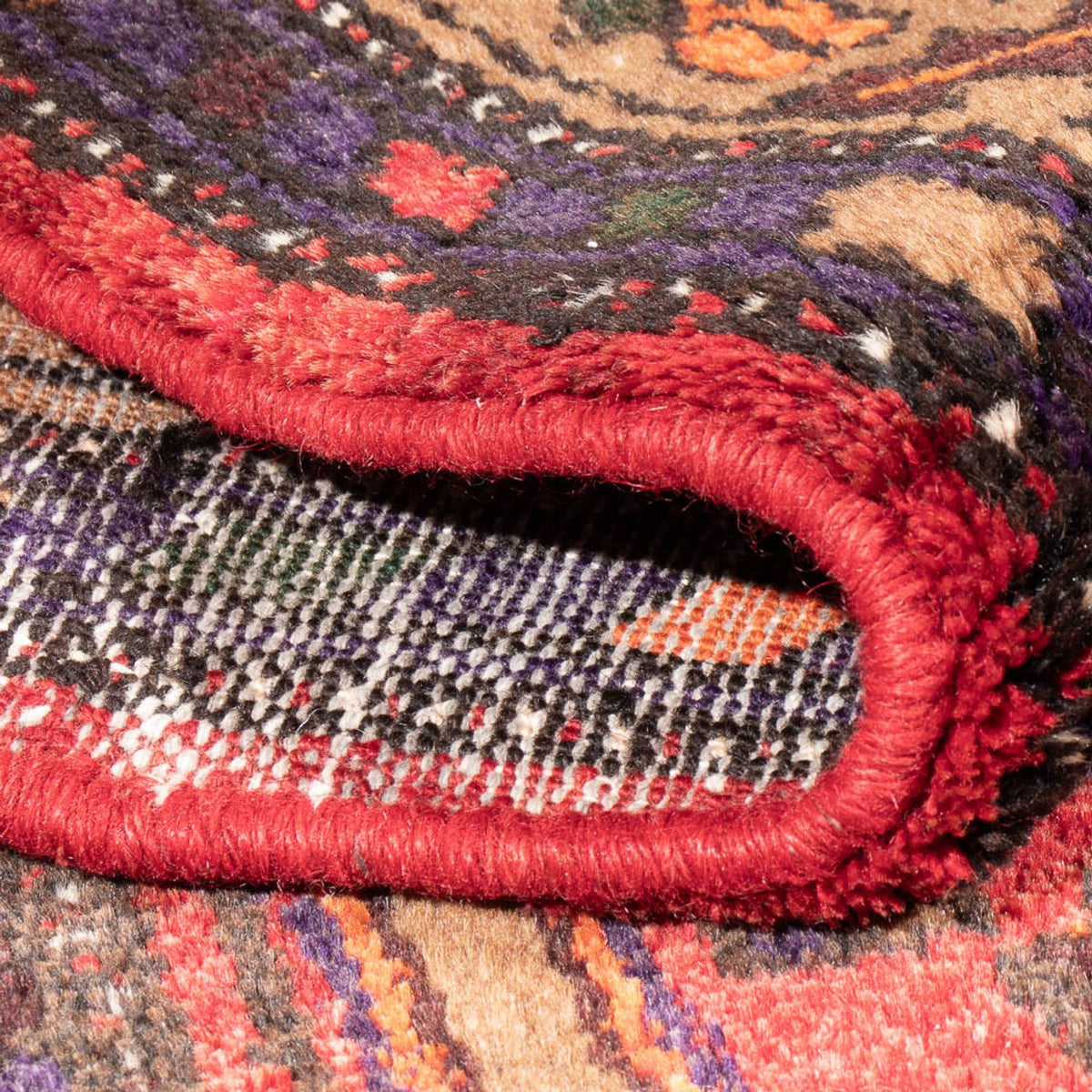 Perser Rug - Nomadic - 214 x 130 cm - red