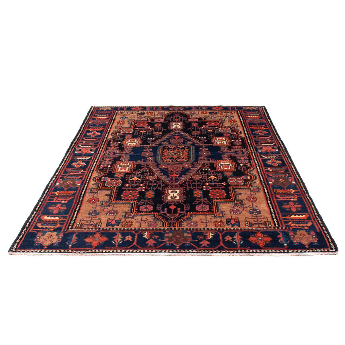 Perser Rug - Nomadic - 212 x 146 cm - dark blue