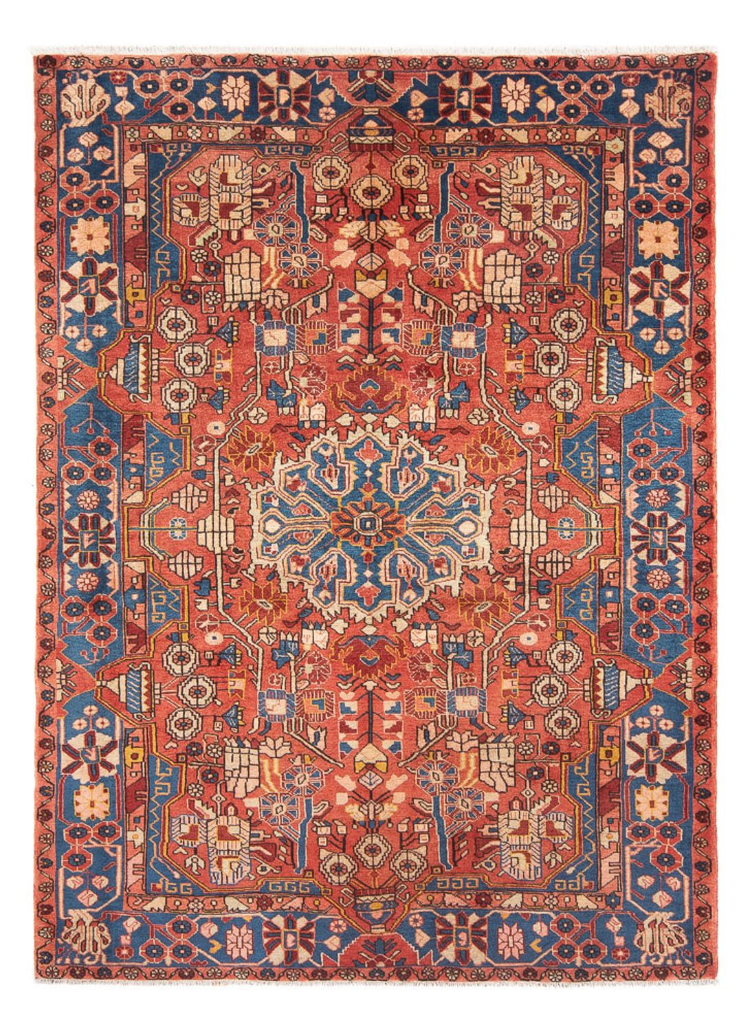 Perser Rug - Nomadic - 220 x 157 cm - light red