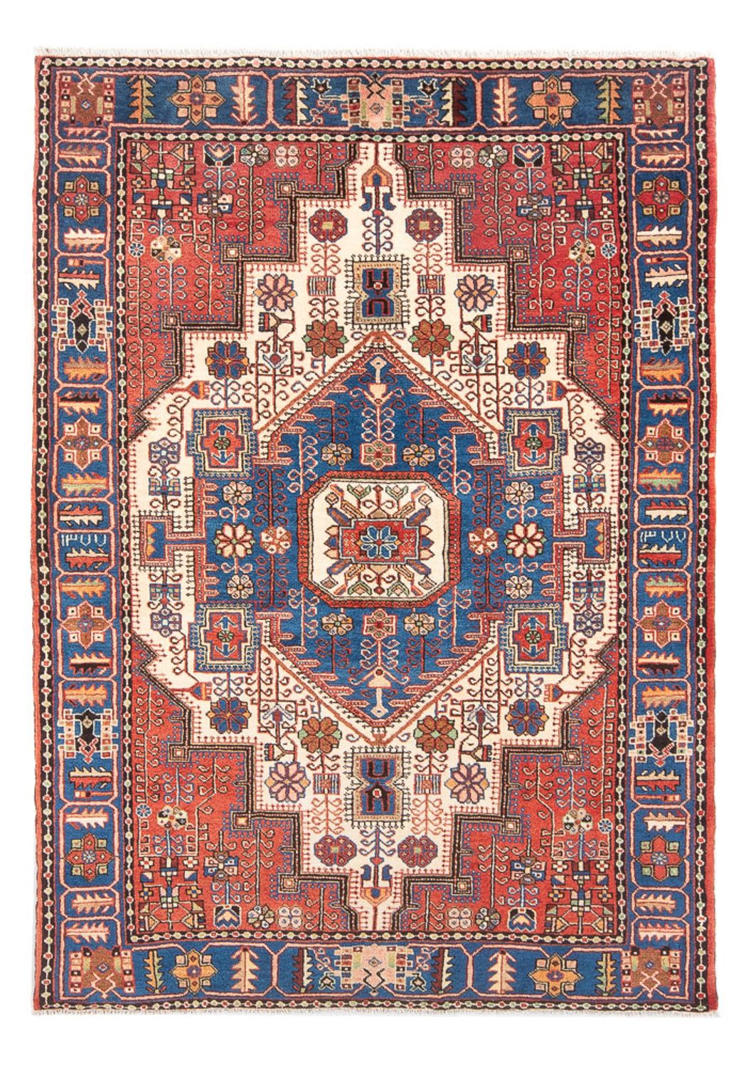Perser Rug - Nomadic - 210 x 142 cm - blue