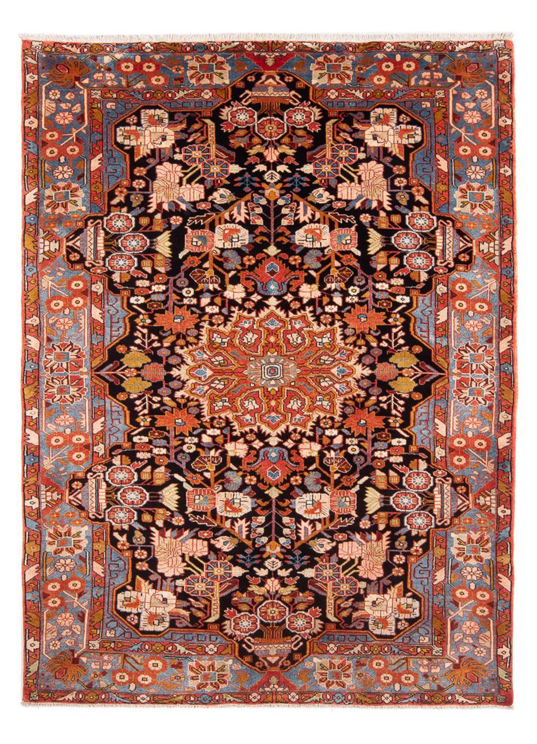 Perser Rug - Nomadic - 235 x 162 cm - bordeaux red