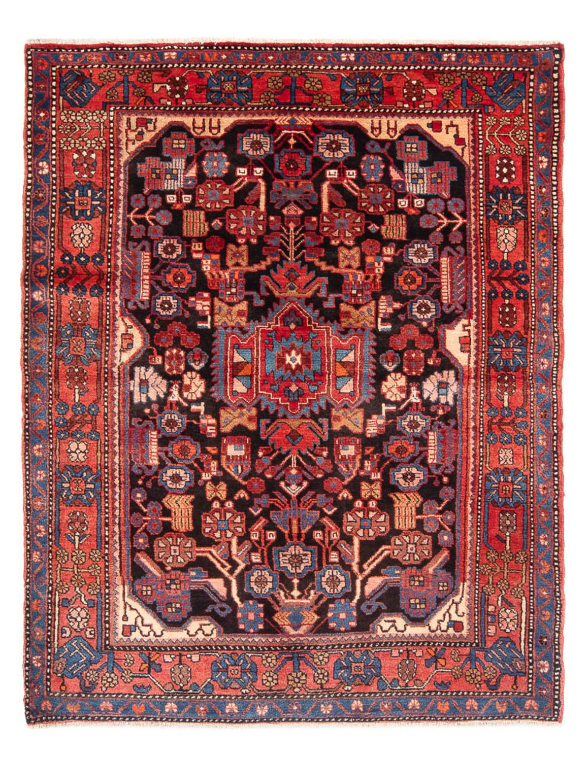 Perser Rug - Nomadic - 220 x 157 cm - dark blue