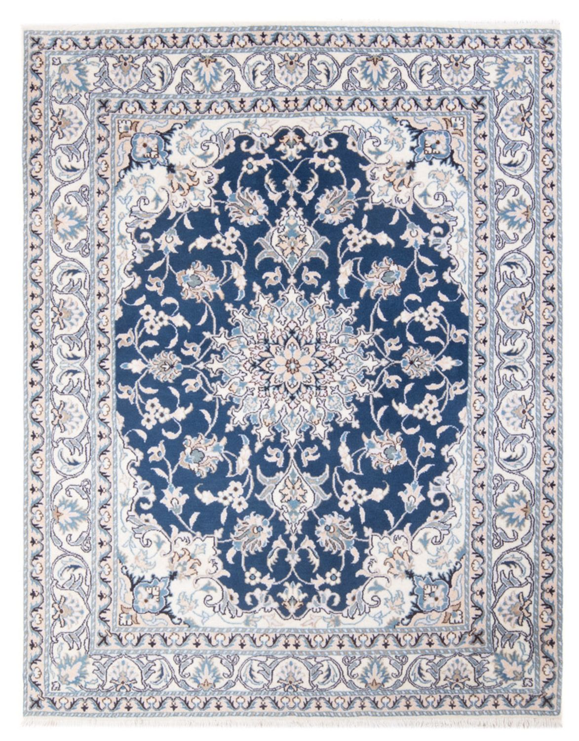 Perser Rug - Nain - Royal - 192 x 148 cm - dark blue