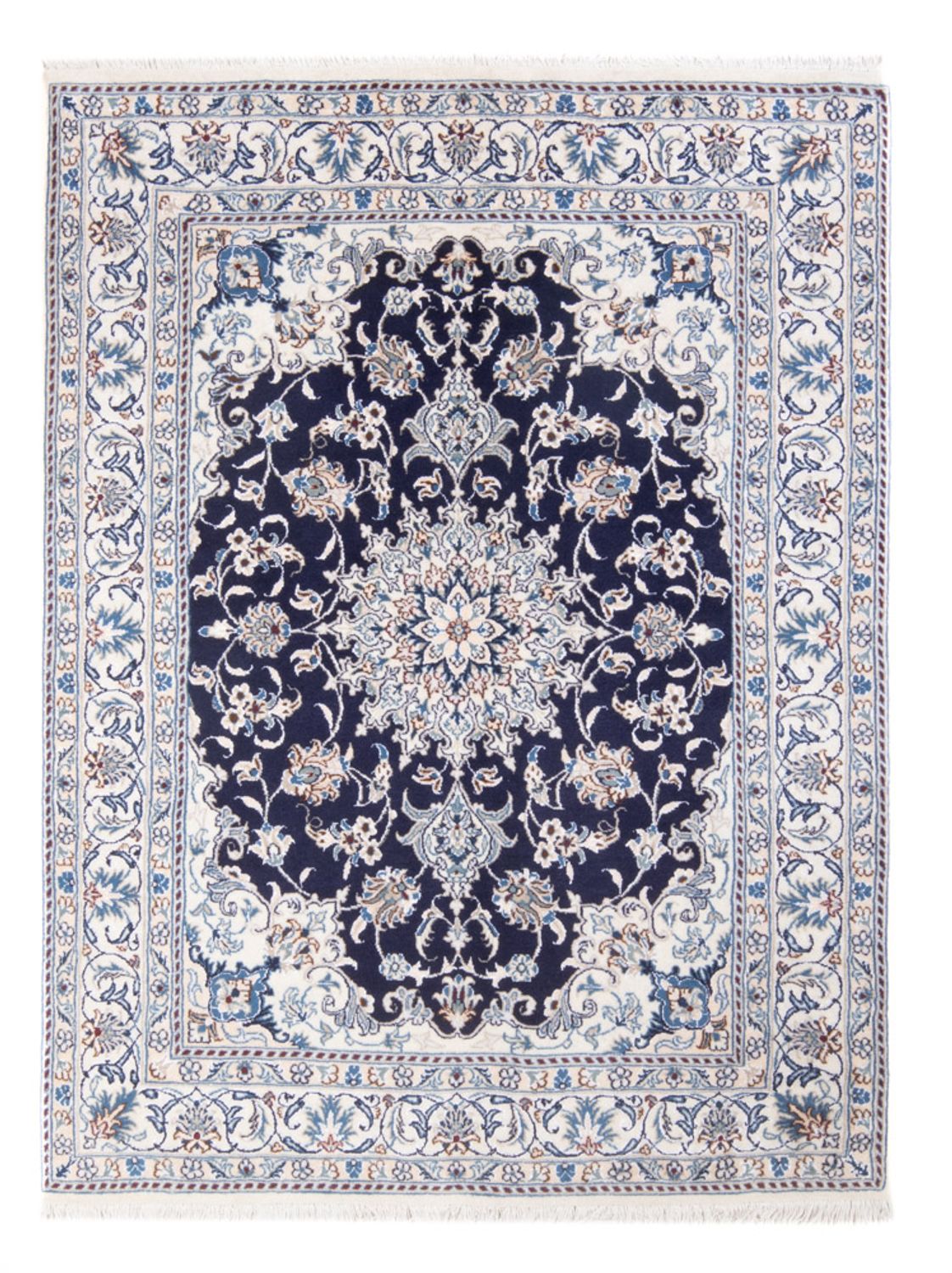 Perser Rug - Nain - Royal - 197 x 147 cm - dark blue