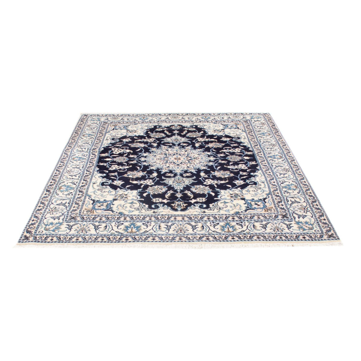 Perser Rug - Nain - Royal - 193 x 148 cm - dark blue
