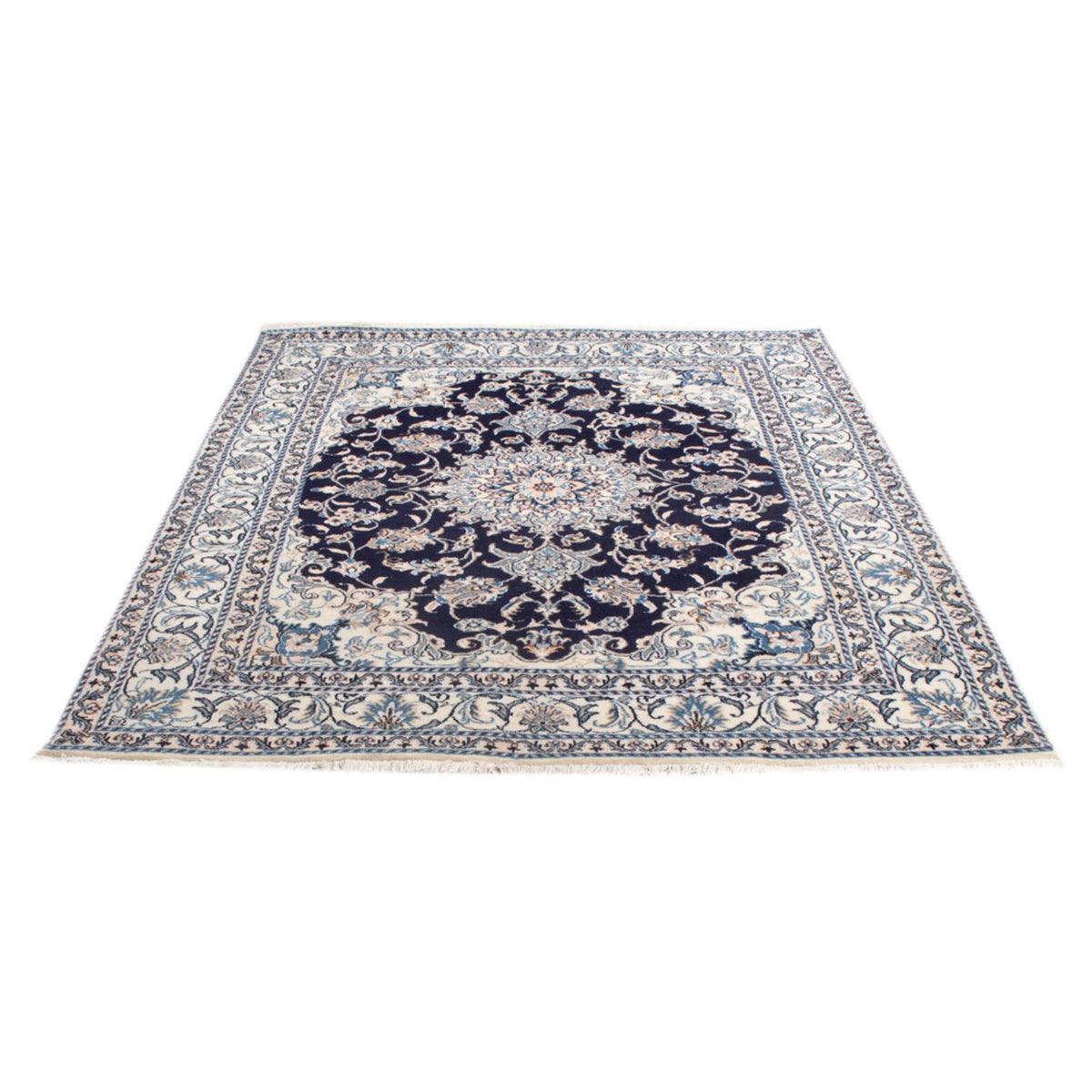 Perser Rug - Nain - Royal - 201 x 145 cm - dark blue