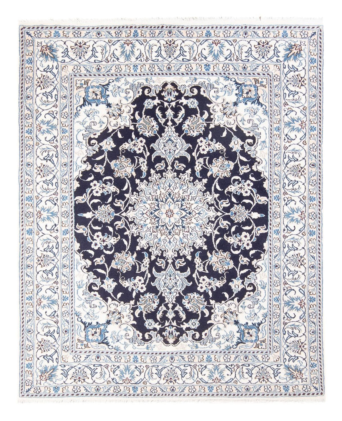 Perser Rug - Nain - Royal - 190 x 149 cm - dark blue