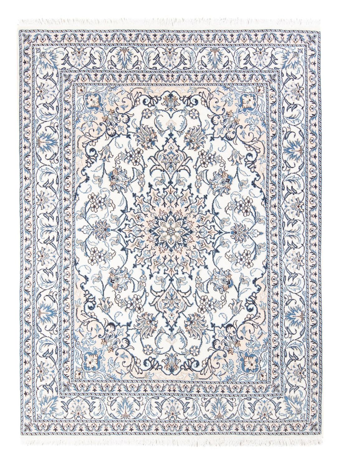 Perser Rug - Nain - Royal - 196 x 143 cm - cream