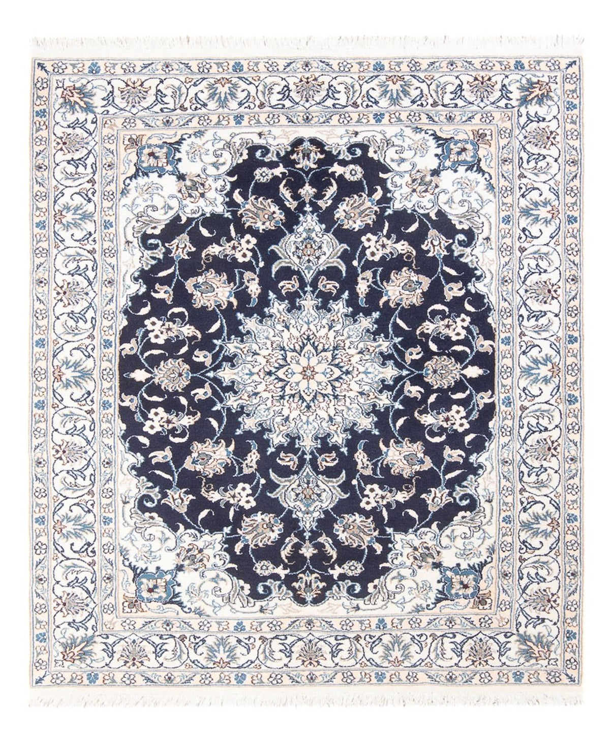Perser Rug - Nain - Royal - 194 x 145 cm - dark blue