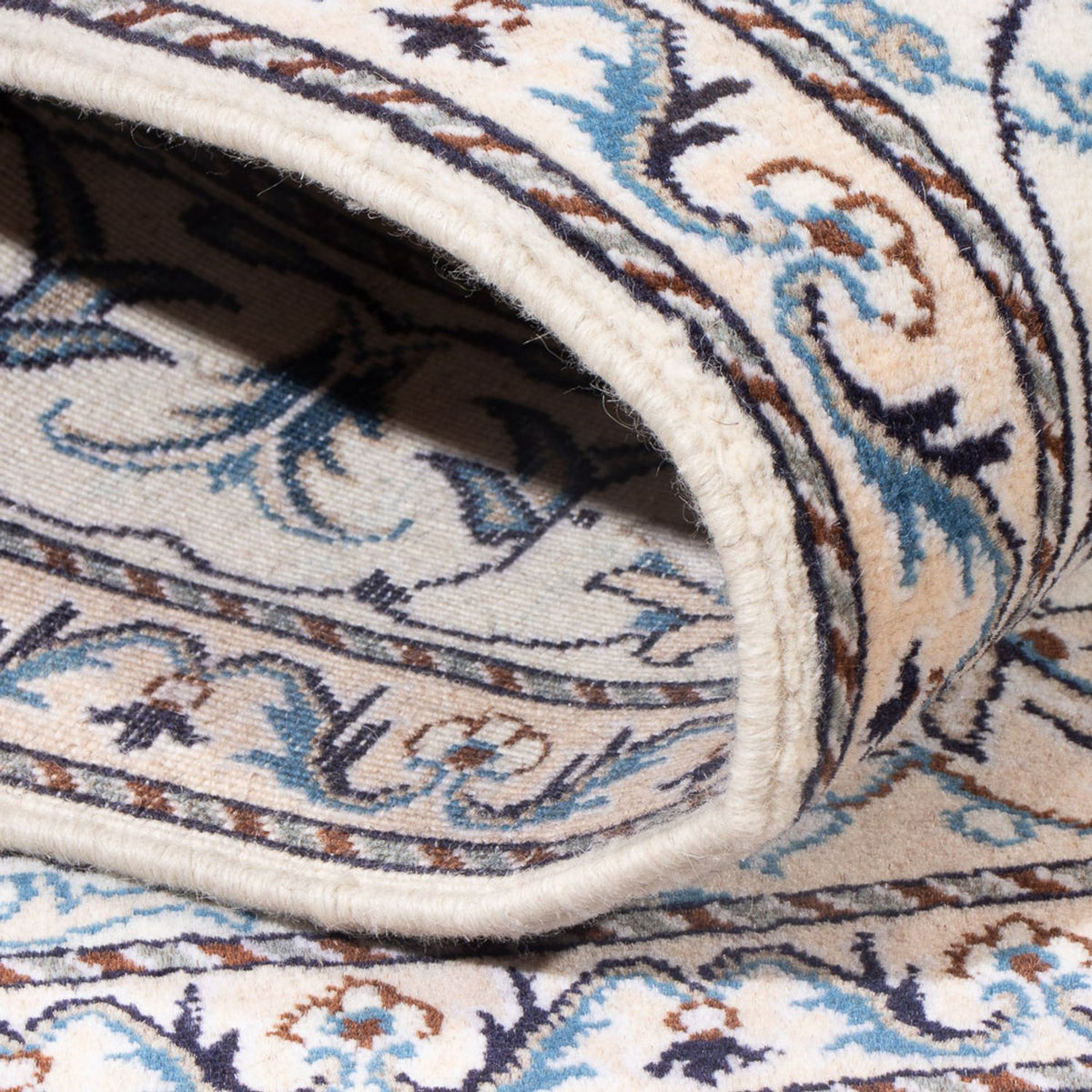 Perser Rug - Nain - Royal - 190 x 151 cm - camel