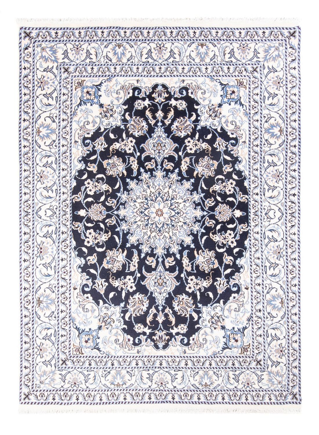 Perser Rug - Nain - Royal - 207 x 145 cm - dark blue
