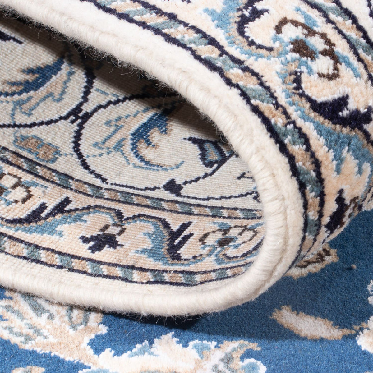 Perser Rug - Nain - Royal - 193 x 148 cm - blue