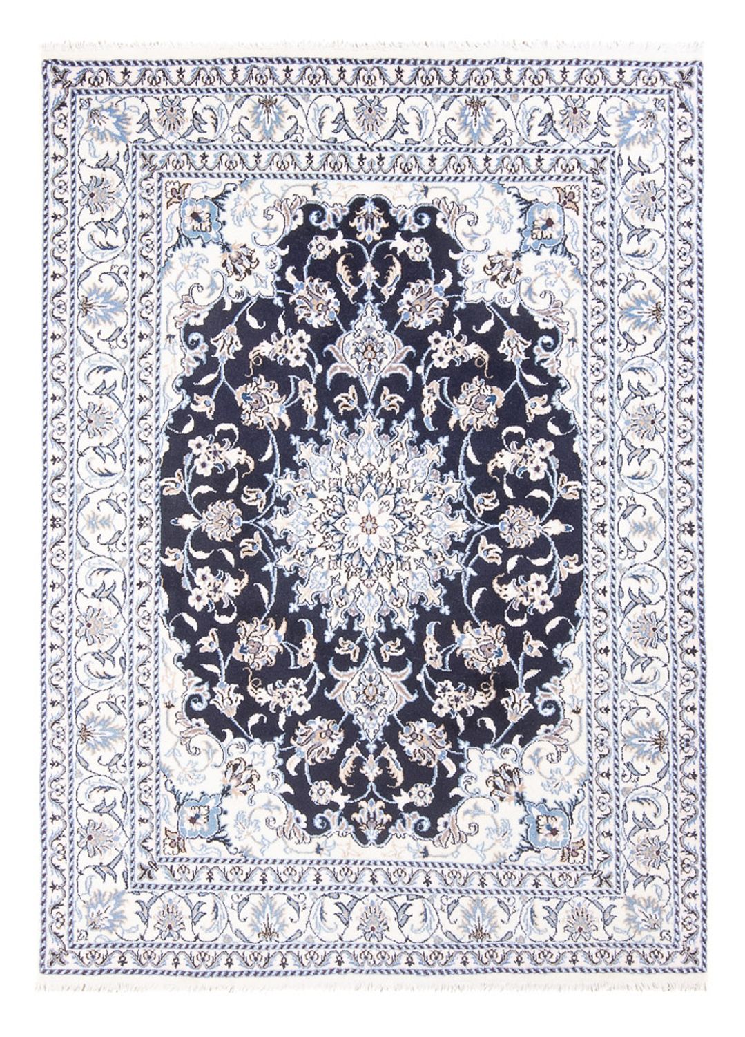 Perser Rug - Nain - Royal - 208 x 144 cm - dark blue