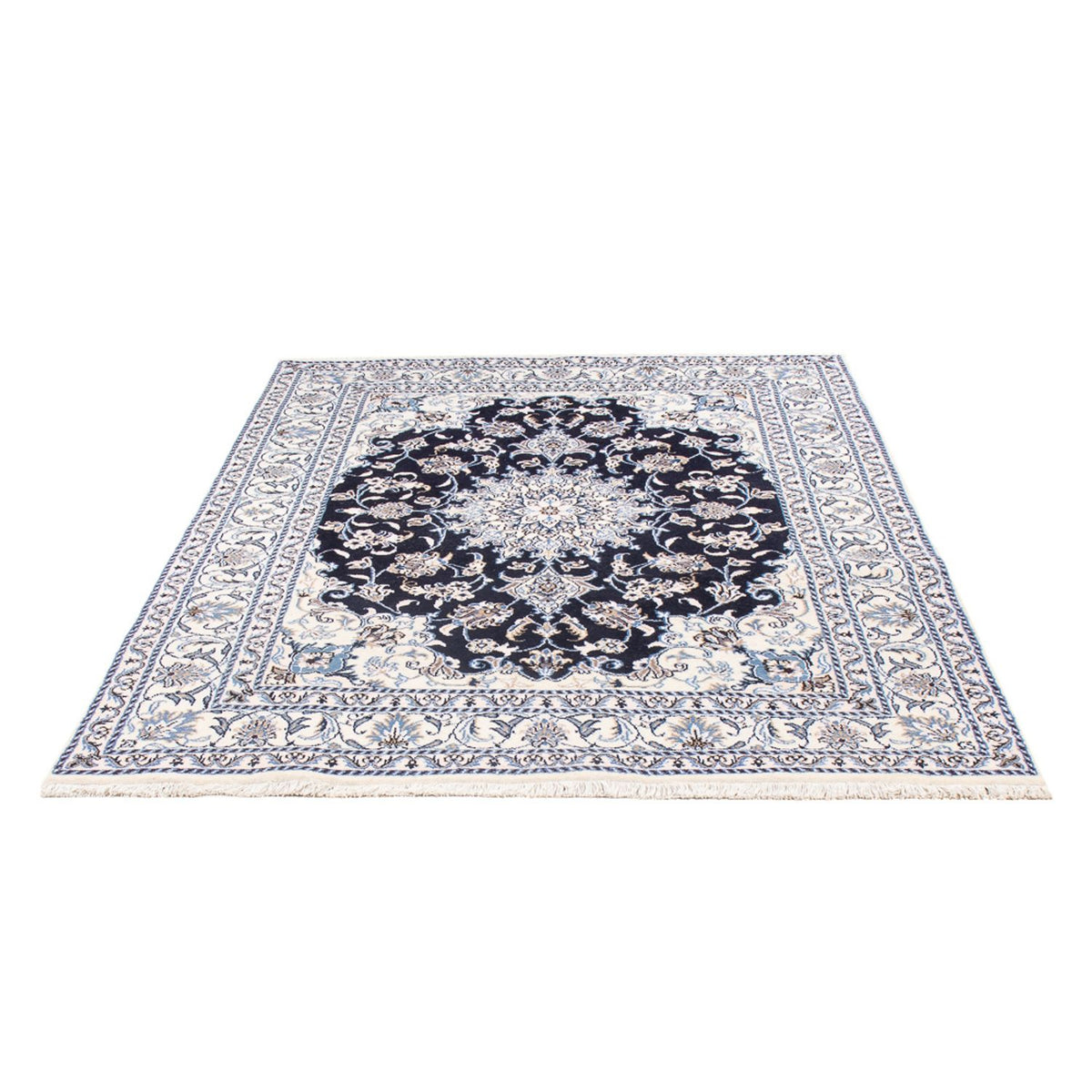 Perser Rug - Nain - Royal - 208 x 144 cm - dark blue