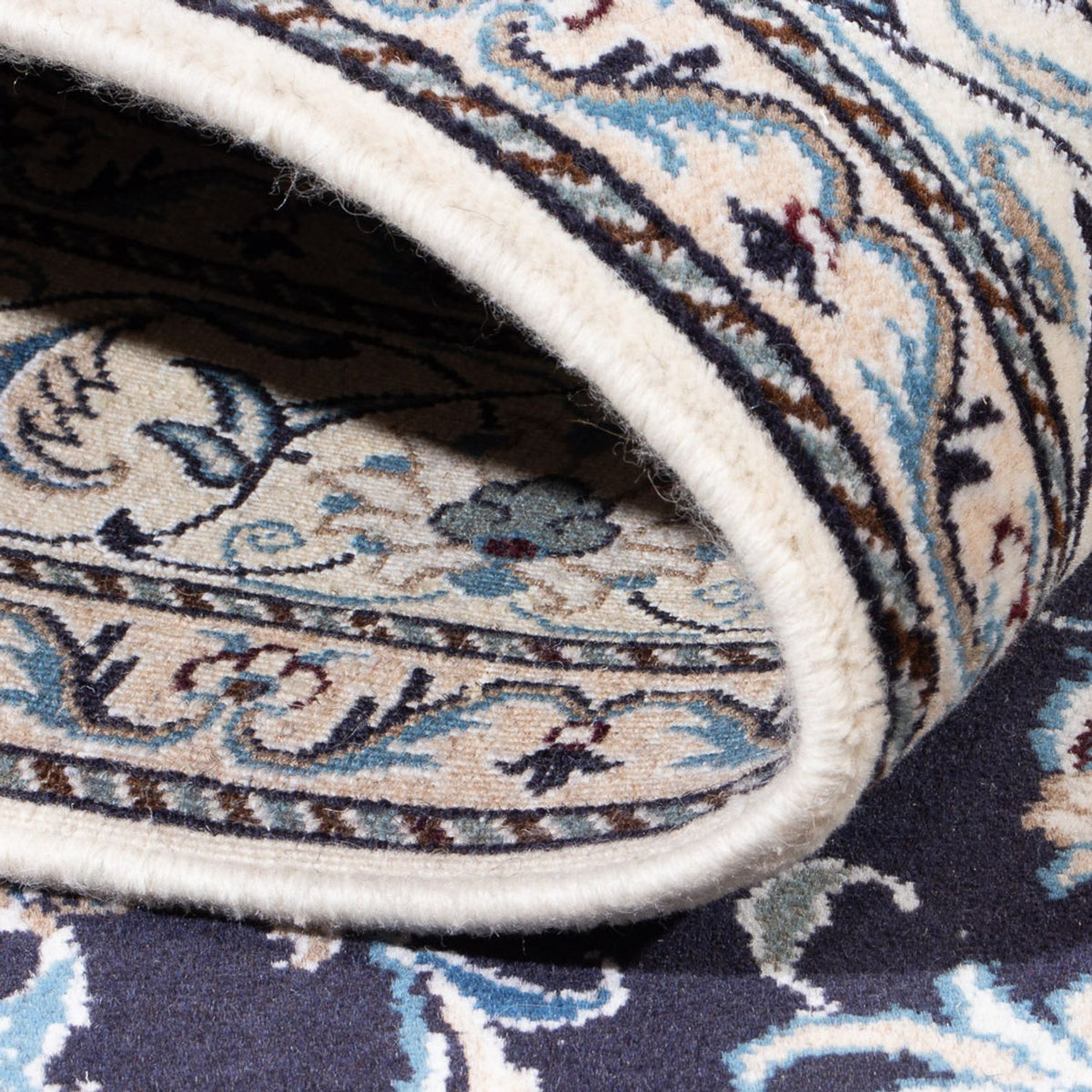 Perser Rug - Nain - 238 x 167 cm - dark blue