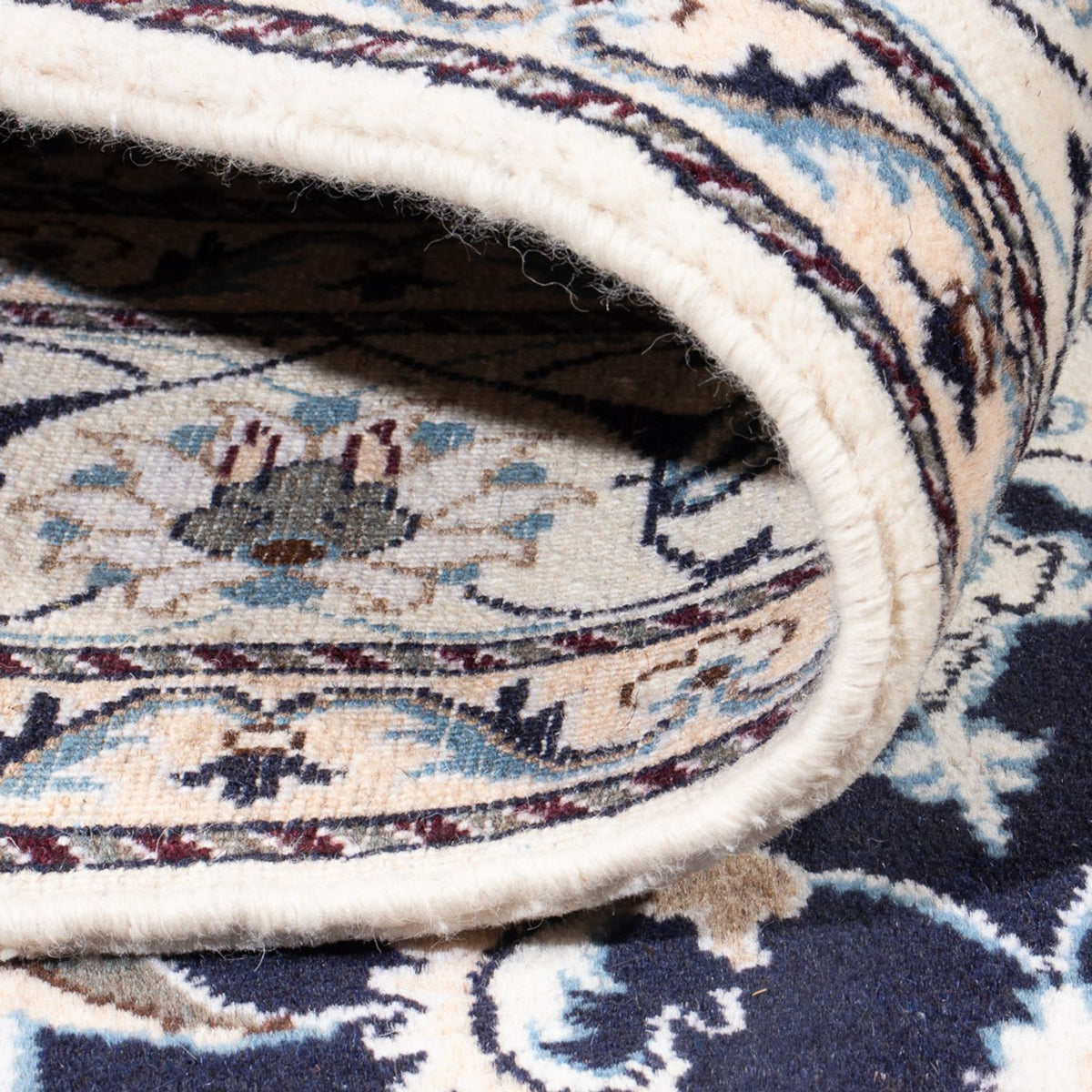 Perser Rug - Nain - 241 x 167 cm - dark blue