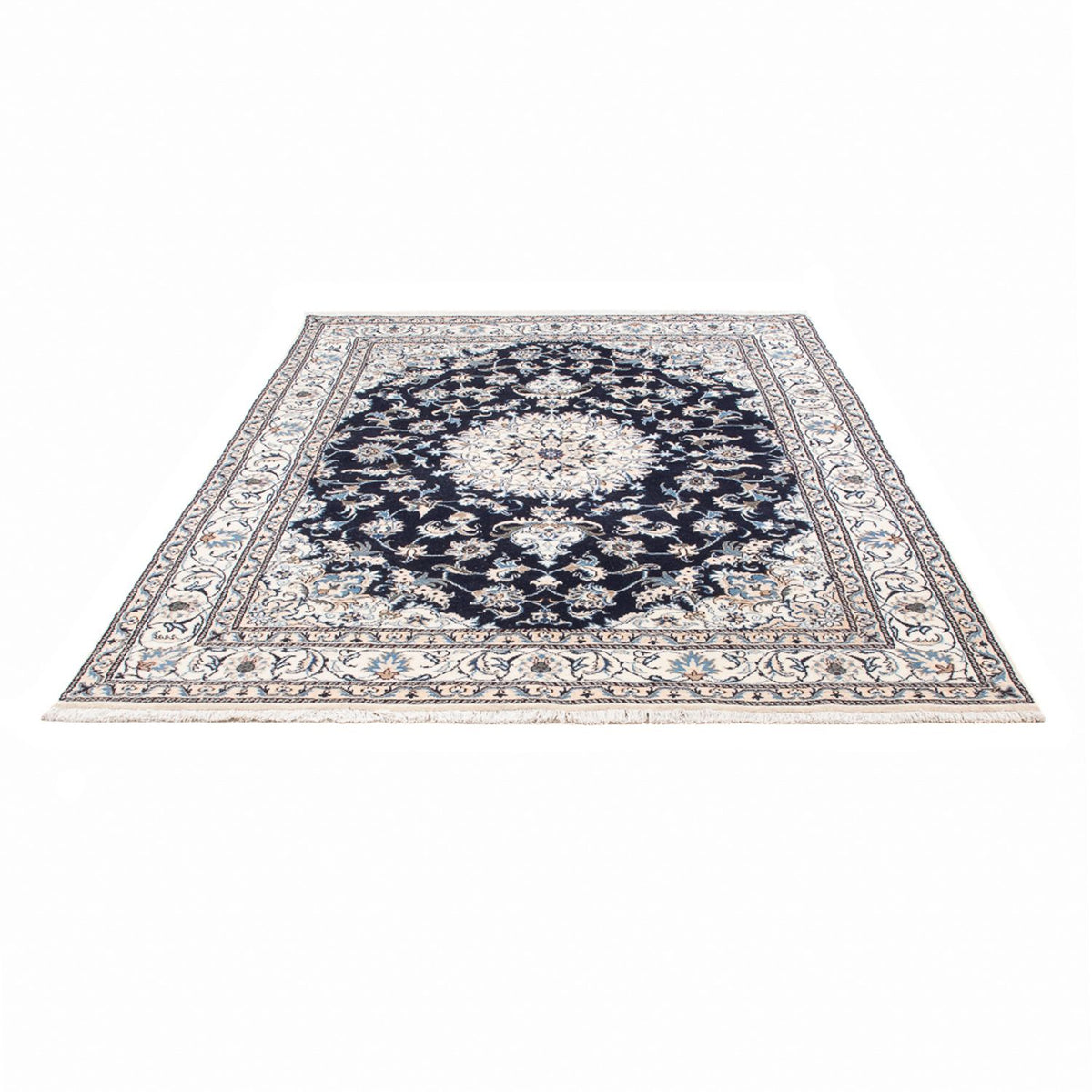Perser Rug - Nain - 241 x 167 cm - dark blue