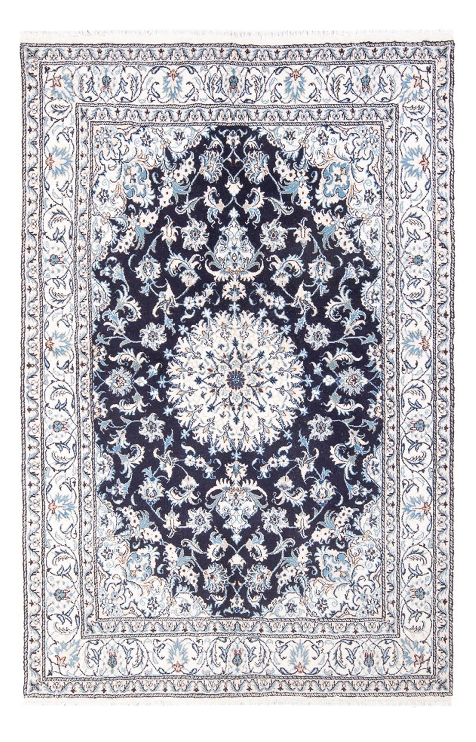 Perser Rug - Nain - 249 x 166 cm - dark blue