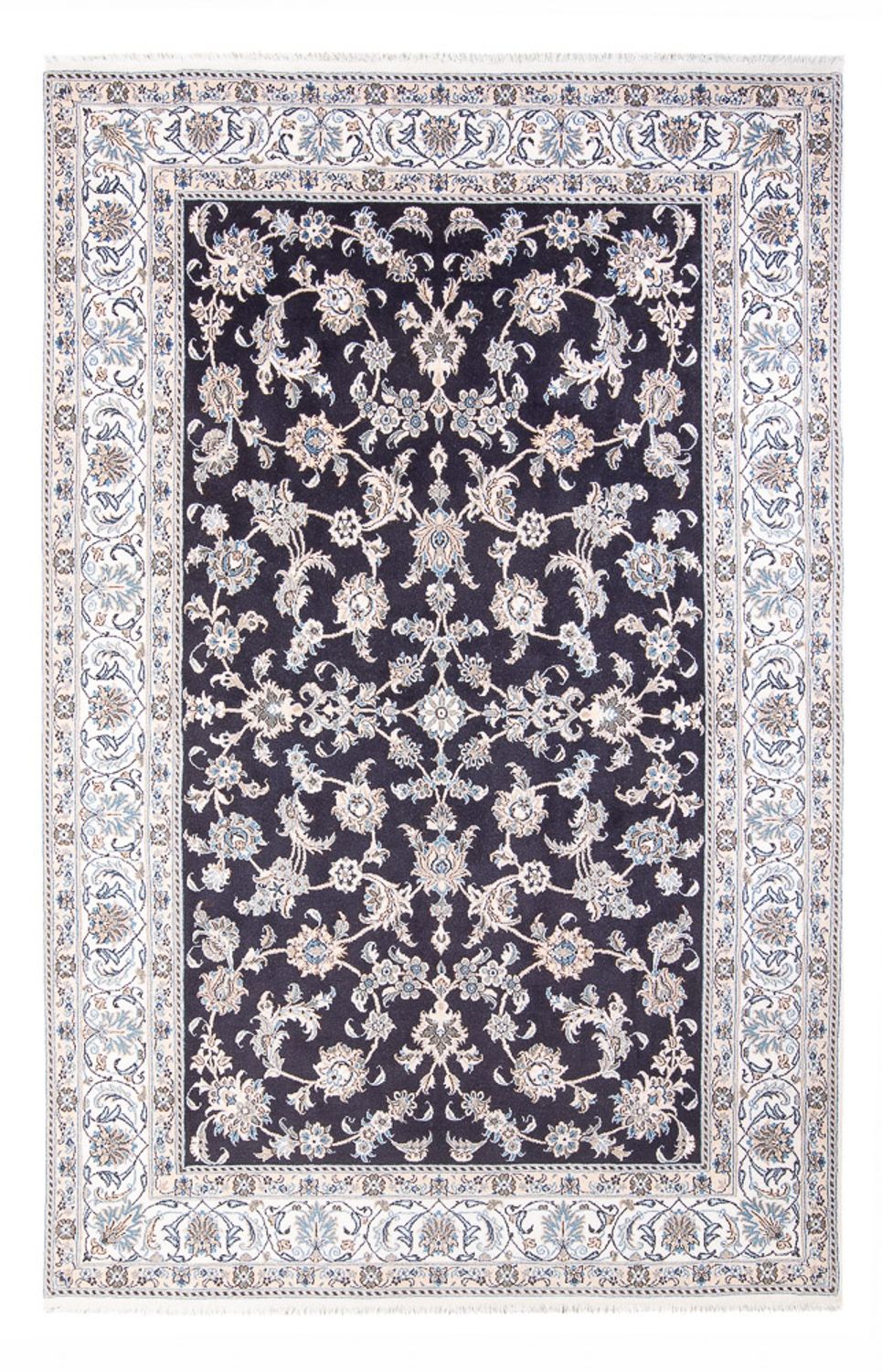 Perser Rug - Nain - 304 x 193 cm - dark blue