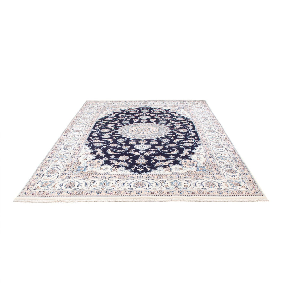 Perser Rug - Nain - 298 x 195 cm - dark blue