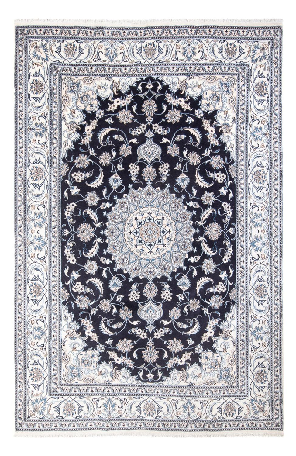 Perser Rug - Nain - 295 x 191 cm - dark blue