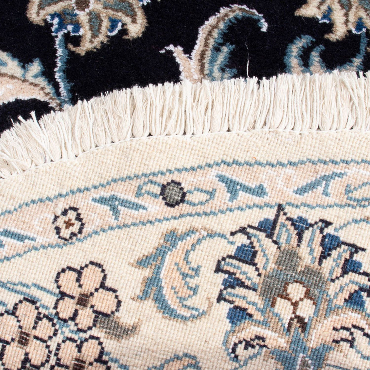 Perser Rug - Nain round  - 150 x 150 cm - dark blue