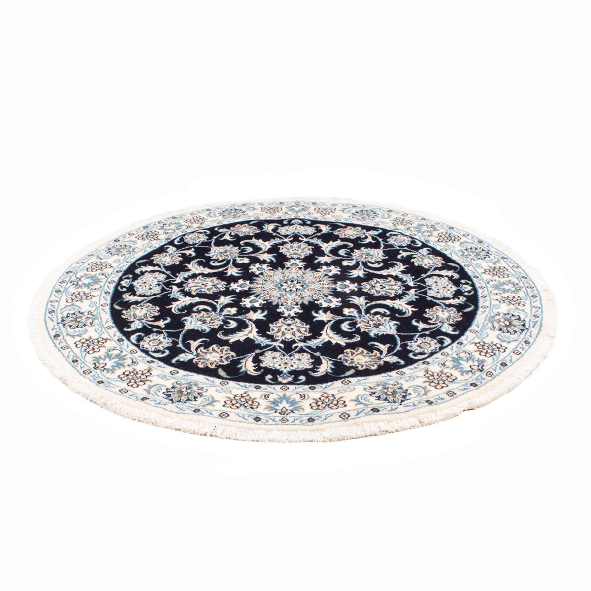 Perser Rug - Nain round  - 150 x 150 cm - dark blue