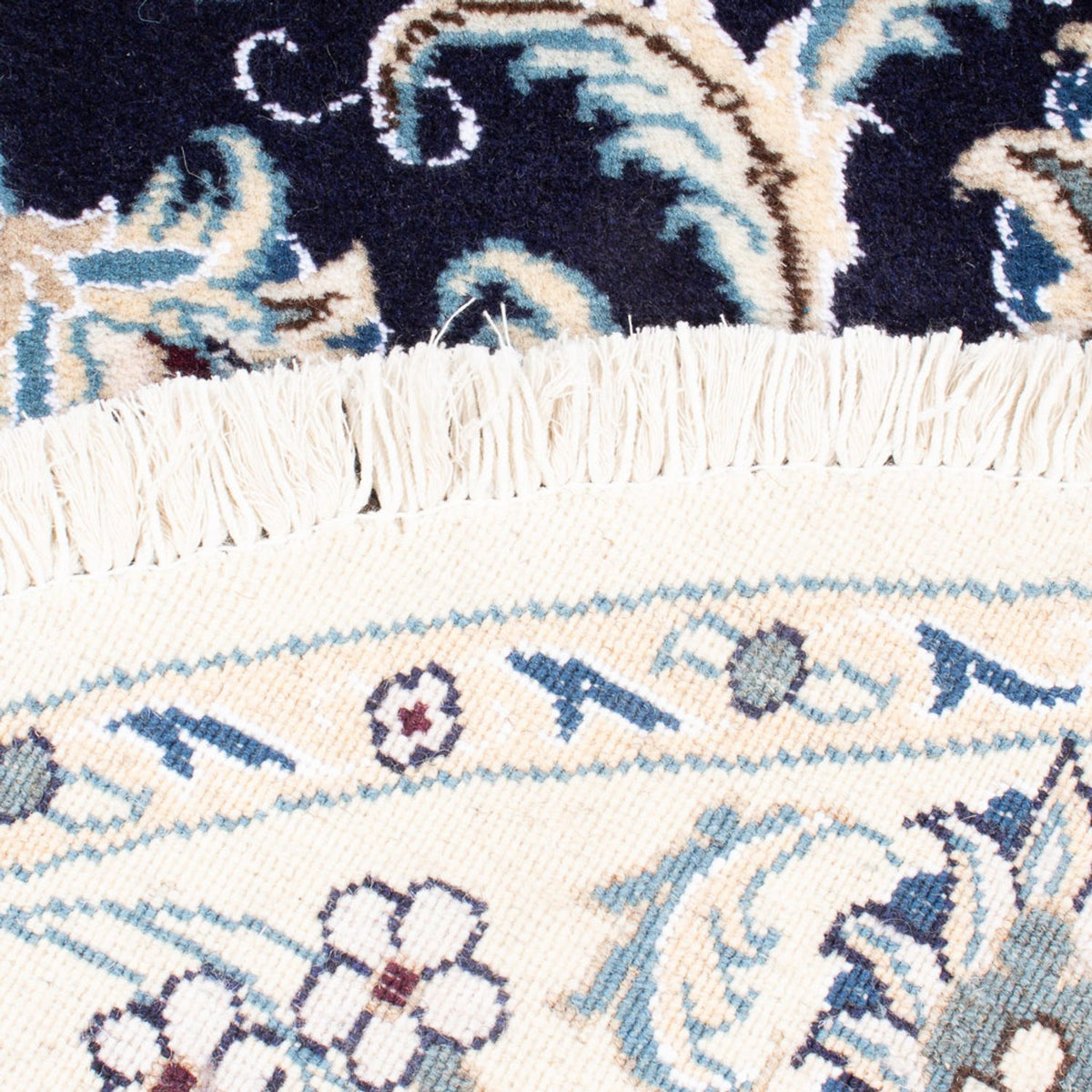 Perser Rug - Nain round  - 150 x 150 cm - dark blue