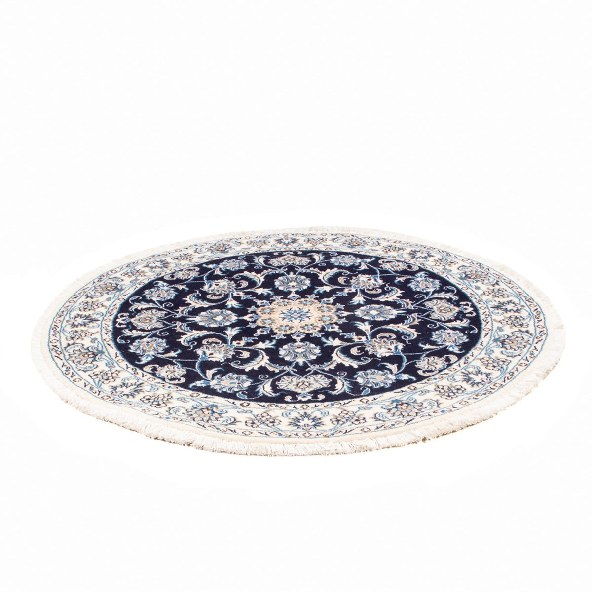Perser Rug - Nain round  - 150 x 150 cm - dark blue