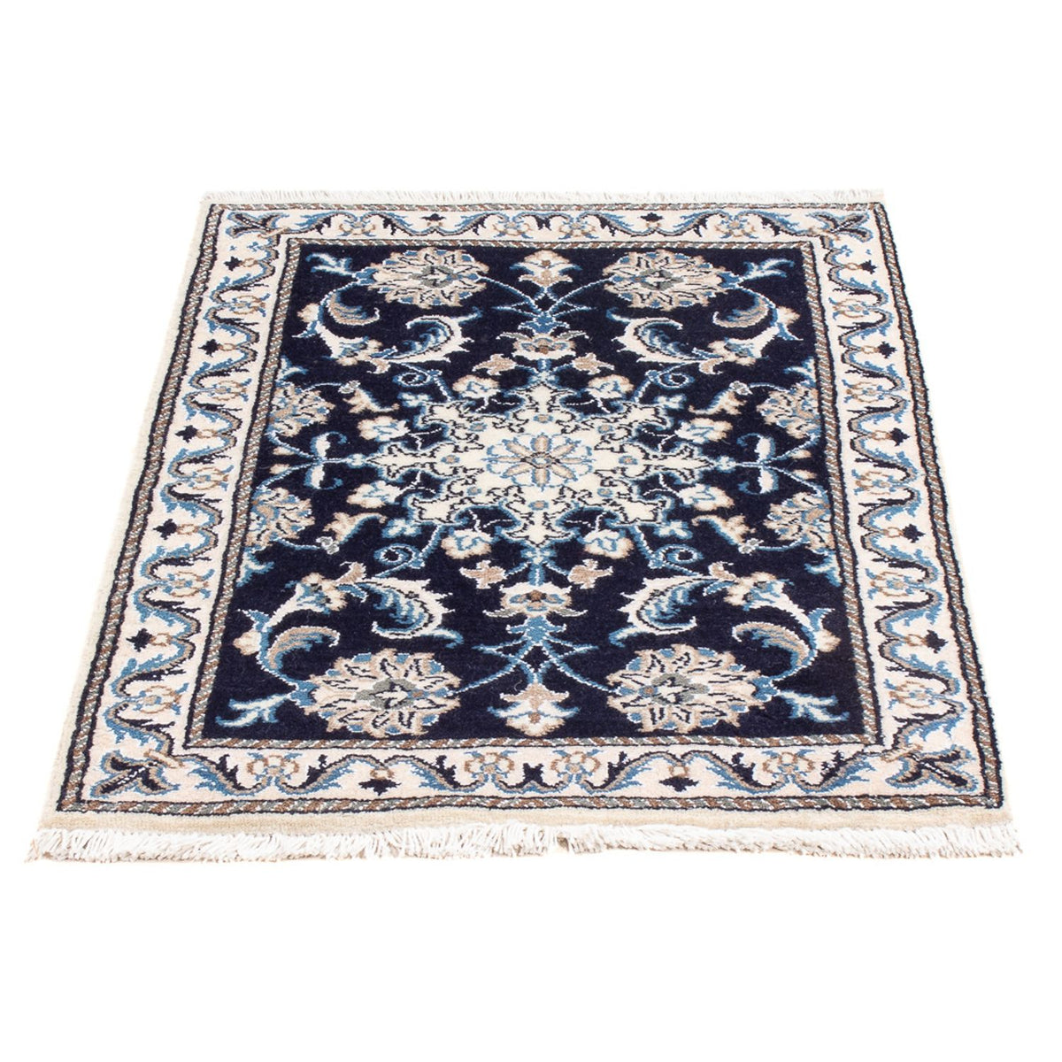 Perser Rug - Nain - Royal - 90 x 60 cm - dark blue