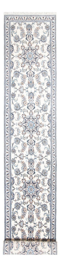 Runner Perser Rug - Nain - 400 x 80 cm - silver