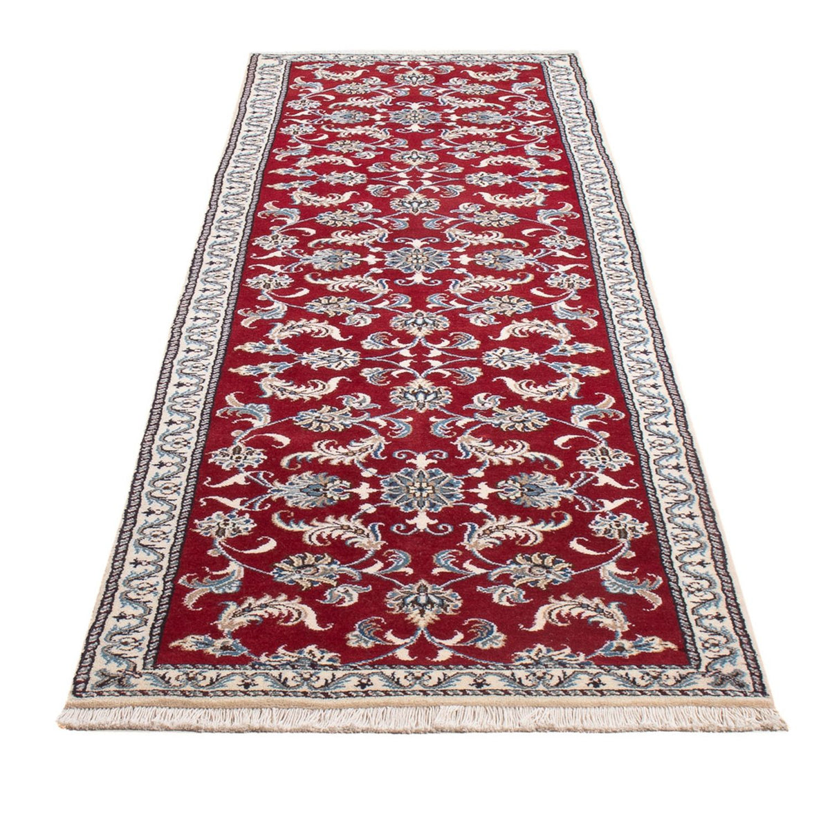 Runner Perser Rug - Nain - 285 x 80 cm - red